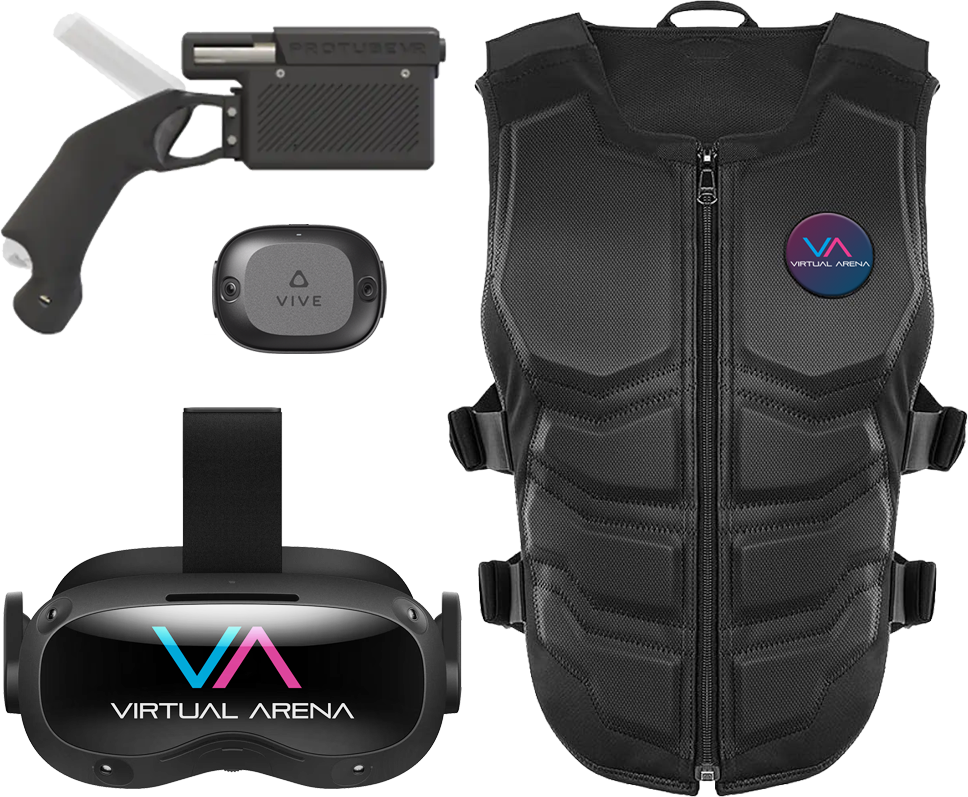 VIRTUAL ARENA L Components - Turnkey Free-Roam Full-Body-Tracking VR Experience
